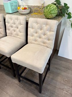 Upholstered barstools - 4