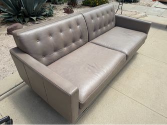 Room & Board Leather Couch.