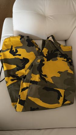 Rothco Yellow Camo Cargo Pants – Streetwear Utility Style