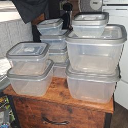 Kitchen/storage Container Set By Rubber Msid