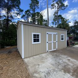 10x20 Shed Built On-site FREE Installation