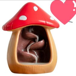 Mushroom Incense Burner with Cones