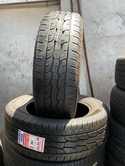 2 USED TIRES 235/60/18