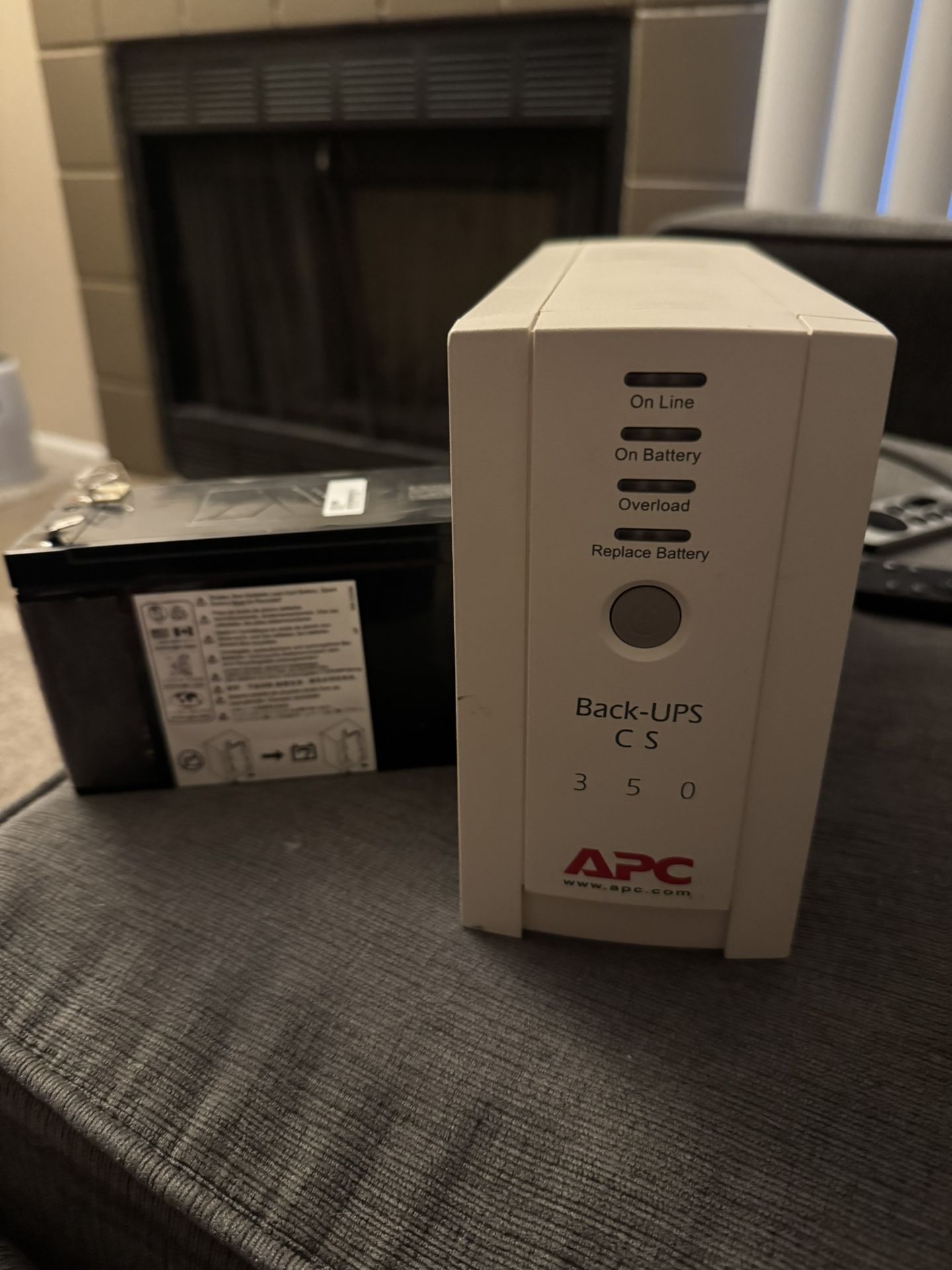 APC Back-UPS 350 with New Battery – Battery Backup