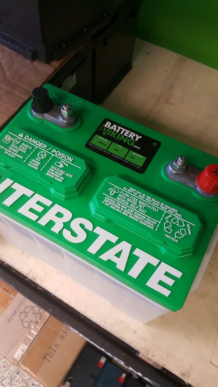 Brand new Interstate blem SRM24 deep cycle battery w/ warranty