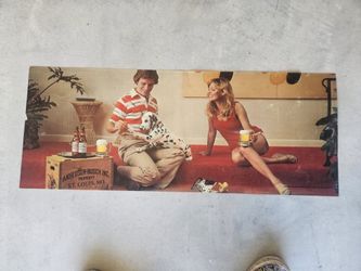 Vintage Budweiser Sign