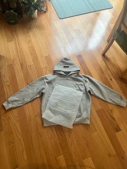 Grey essentials hoodie