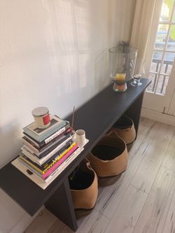 Custom 68” Black Console