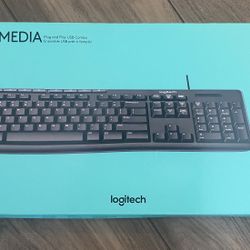 Logitech MK200 Media Combo Full-Size Keyboard & Mouse