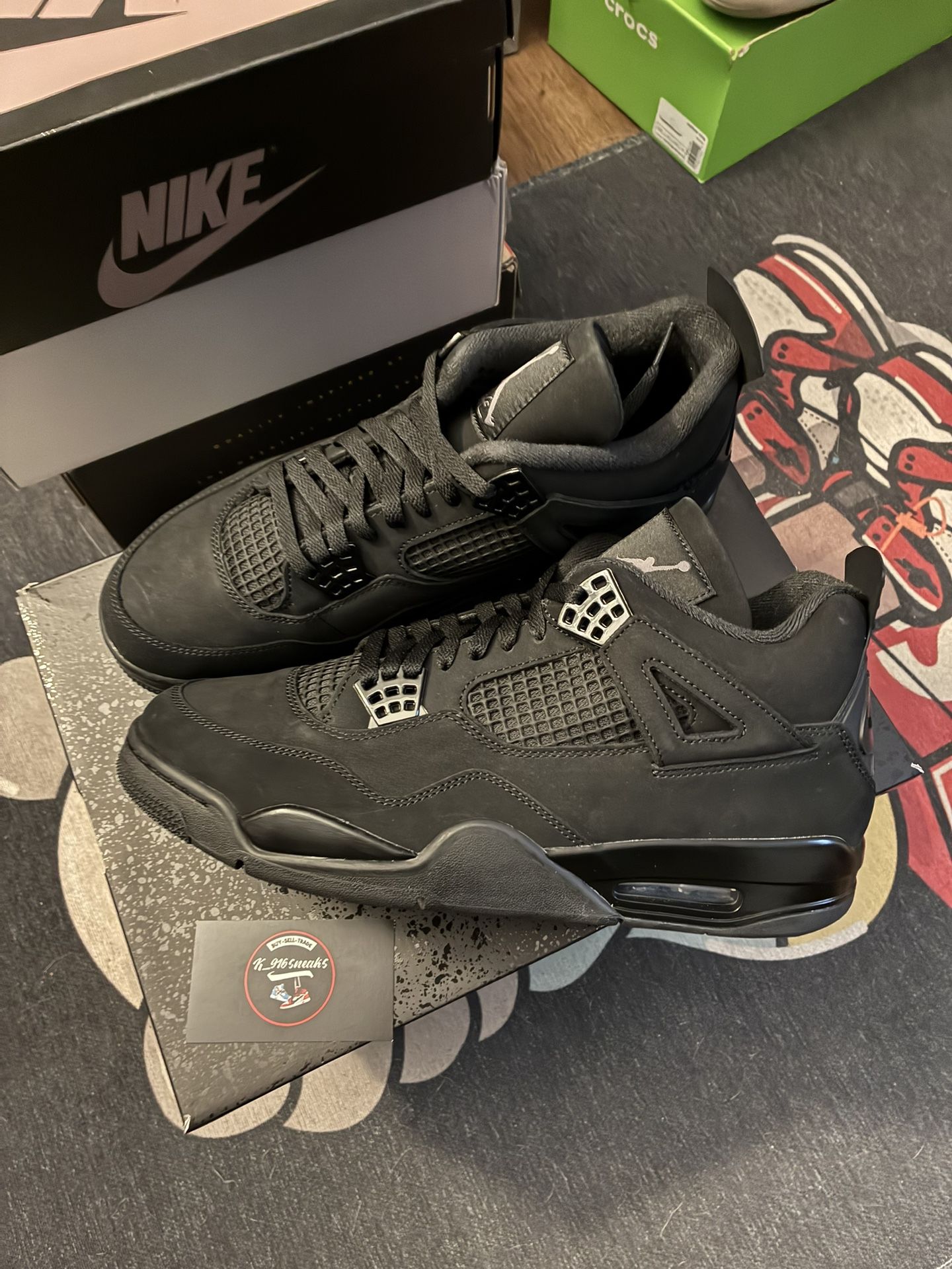 Jordan 4 Black Cat 2025 Multiple Sizes 