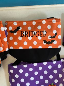 Personalized Halloween baskets