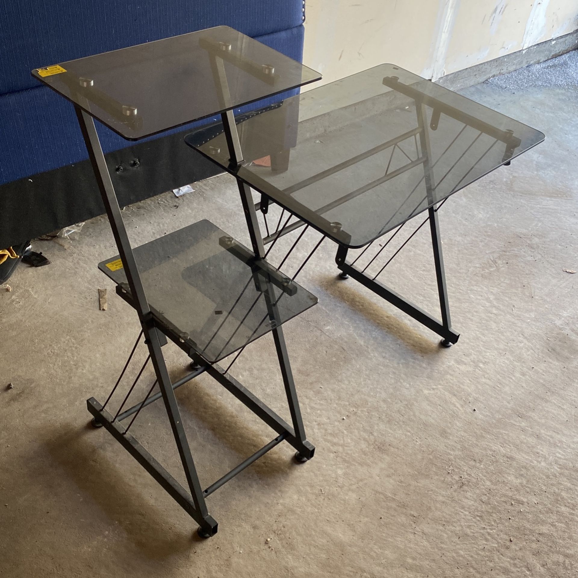 Glass Desk