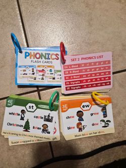Phonics card set