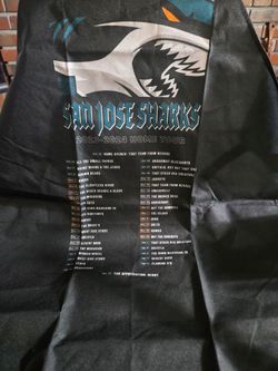 San Jose Sharks 2023-2024 "Home Tour" schedule BBQ Apron