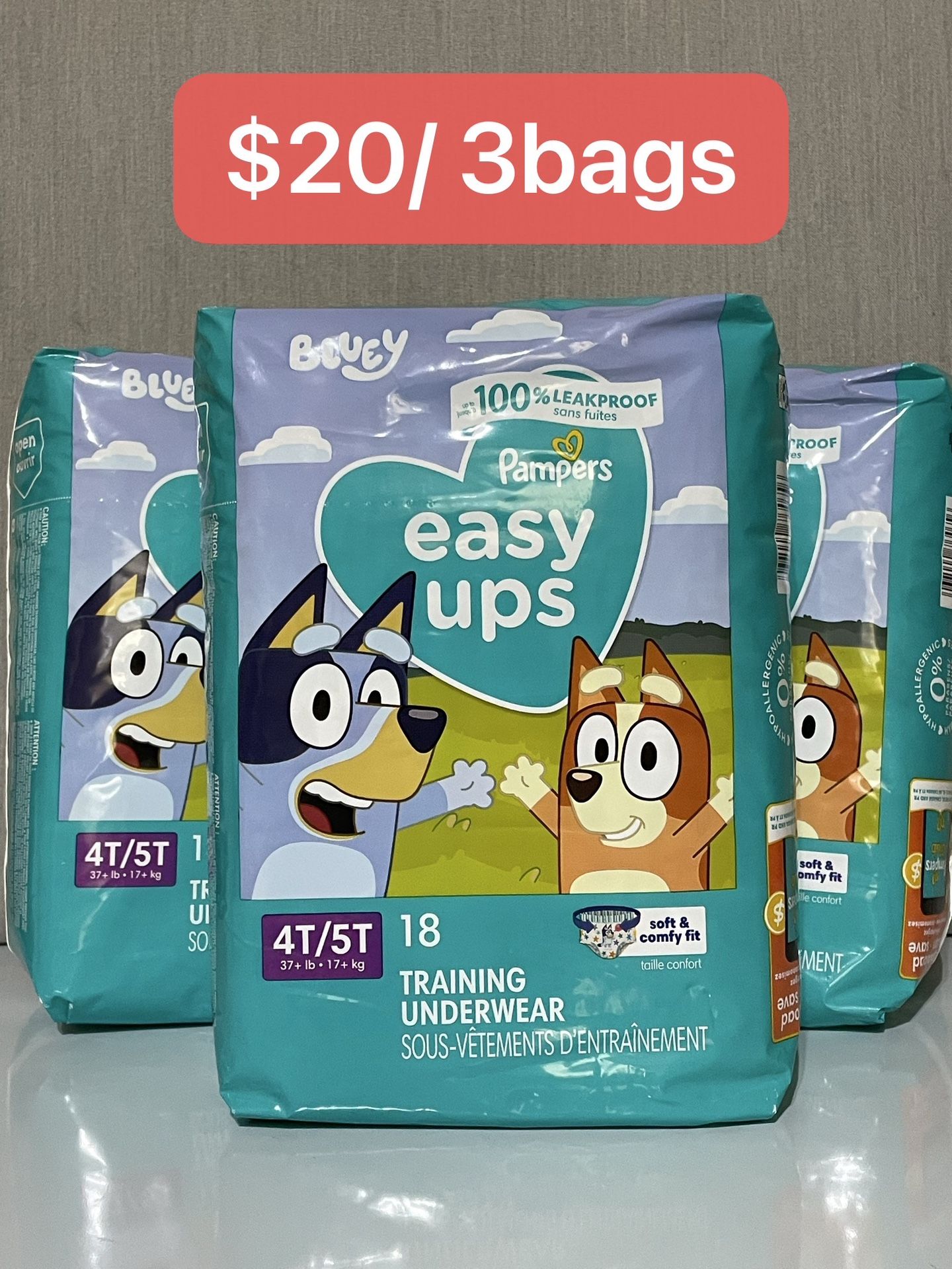 Pampers easy up size 4T/5T