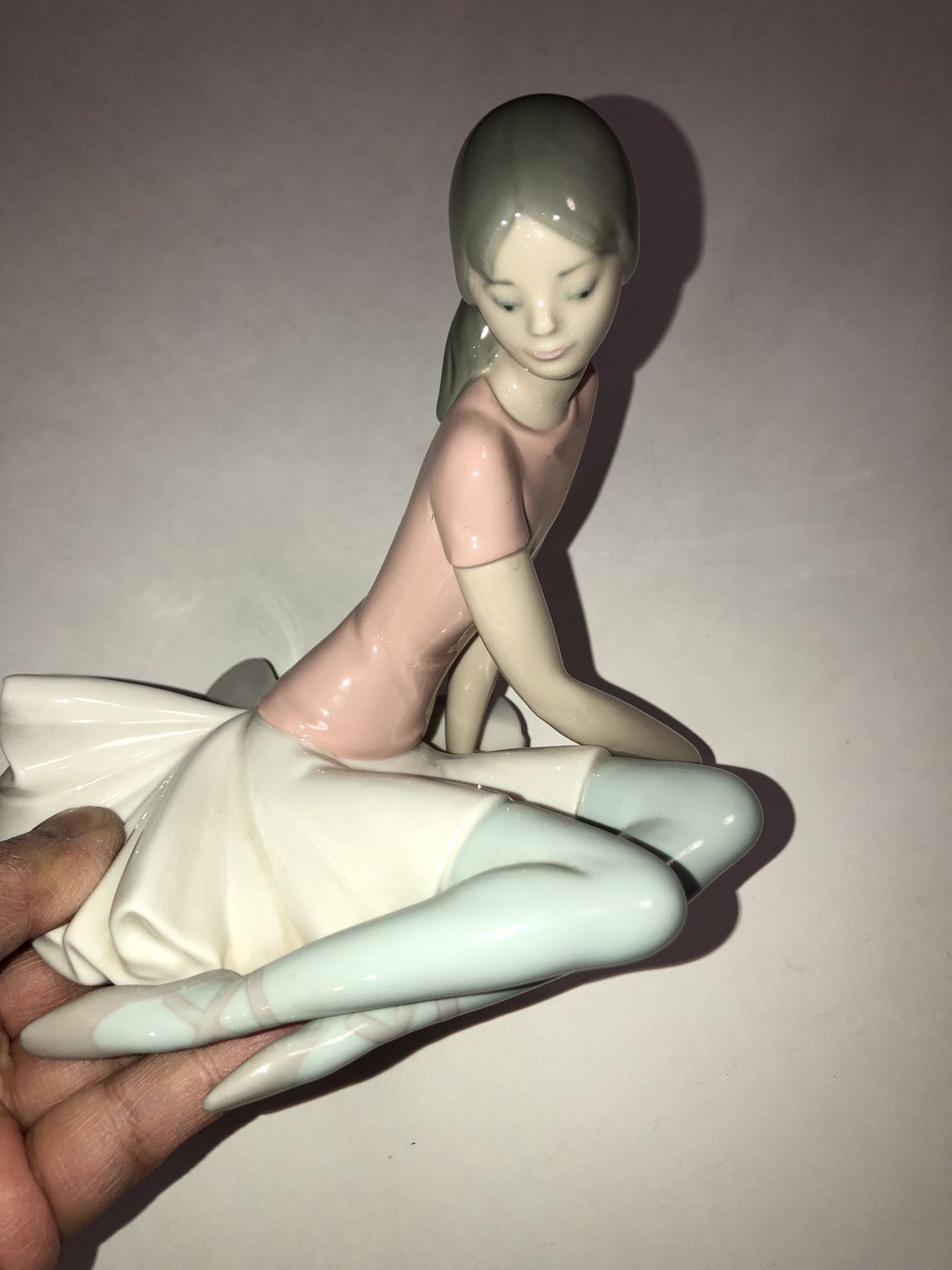 Rare LLADRO Sitting Ballerina Figurine
