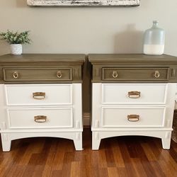 Two-Toned Nightstands (2)