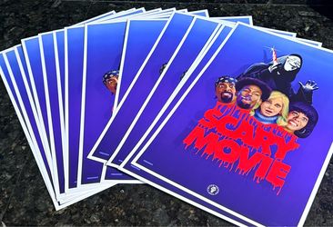 Scary movie promo poster horror