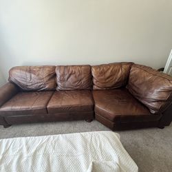 Leather Thomasville sectional