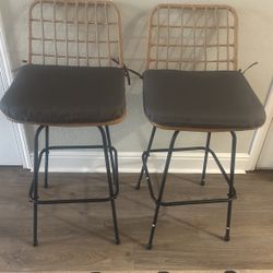 Two Bar Stool Chairs 