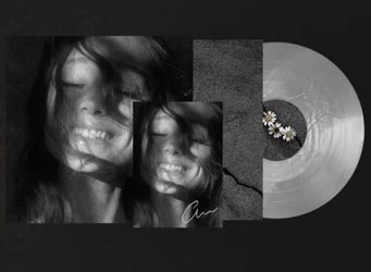 Ariana Grande Petal Vinyl Translucent Pearly White LP SIGNED PRESALE