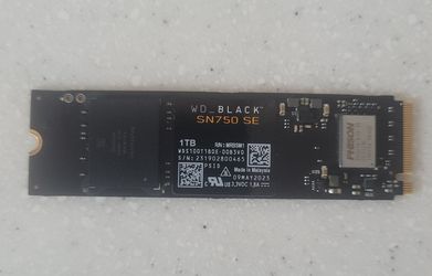 WD Black 1TB NVMe