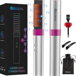 Rechargeable Hair Straightener Brush