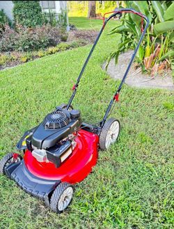 Push mower runs great
