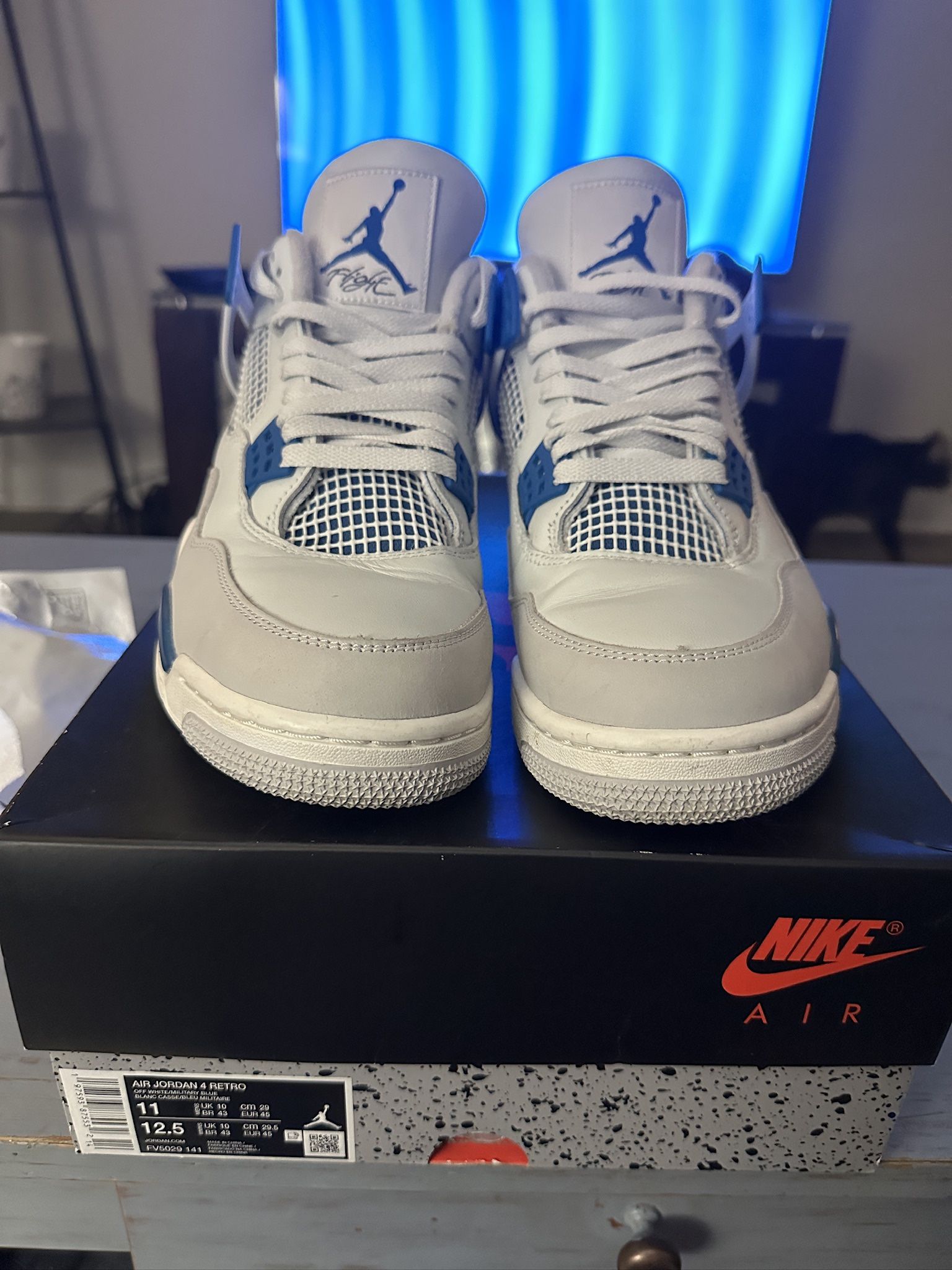 Jordan Military 4s Sz 11