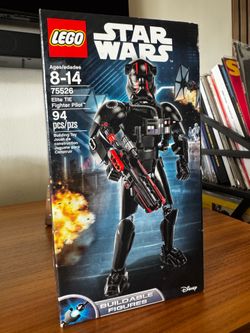 LEGO Star Wars 75526 Elite TIE Fighter Pilot Buildable Figure Retired 2017 - NIB