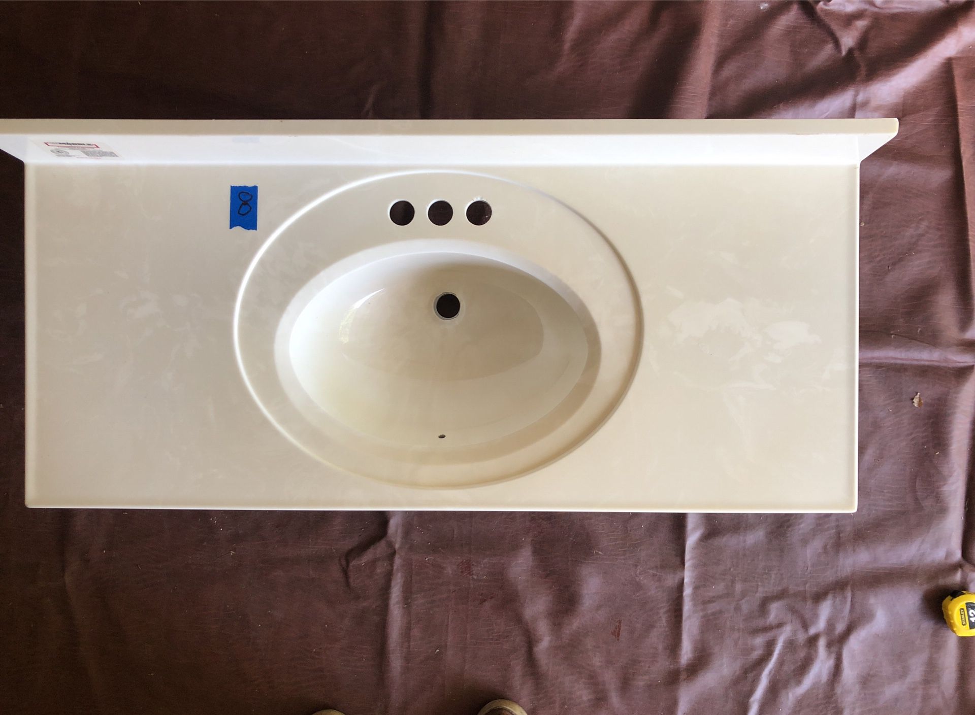 Marble Sink Top.