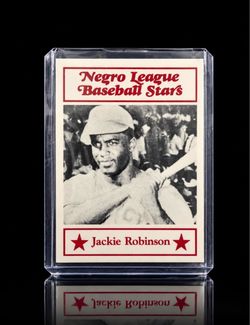 Jackie Robinson Negro League Baseball Stars Card