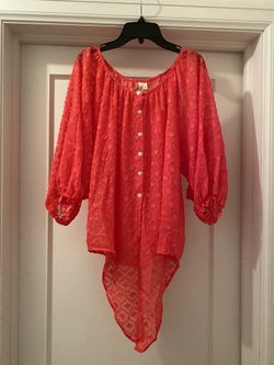 Pink-Salmon Top Size Medium  NEW!