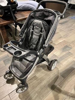 Chicco Bravo Quick and Fold Stroller - BLACK