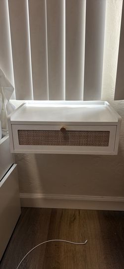 Floating nightstand