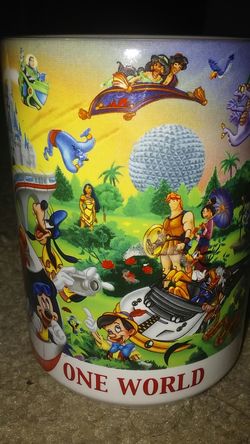Disney's One World Four Parks Collectible Cup