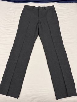 Men’s Charcoal Gray Dress Pants – Slim Fit Trousers