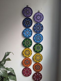 Wall Decor 7 Chakras Wall Hanging New