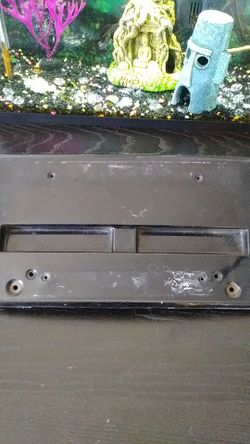 01 BMW 330ci back support license plate holder