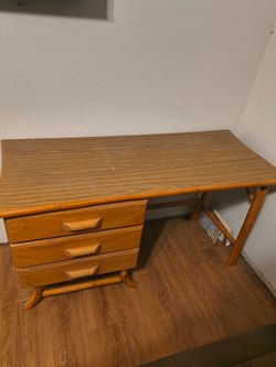 Faux bamboo table