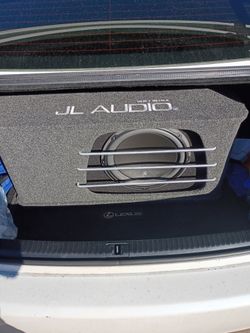 JL Audio 12 in subwoofer with custom box