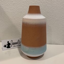 Ceramic Vase Modern Decor - Exquisite Tall Flower Vase for Center Pieces Decoration Handcrafted Multicolor