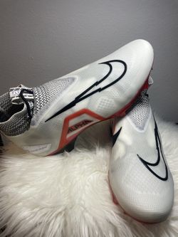 Nike Alpha Menace Elite 3 White Bred Football Cleats DM1792-105 Men's Size 12.5