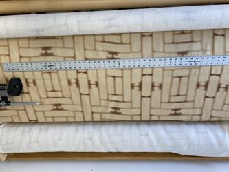 4 Yards, Designer Linen Print Fabric !