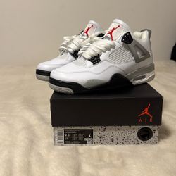 Jordan 4 White Cements