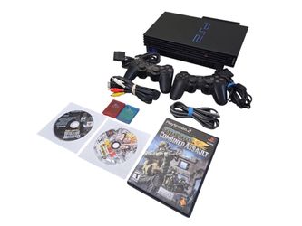 Sony PlayStation 2 PS2 FAT Consol SCPH-50001/N w/ 2 Controllers & 3 Games Works!