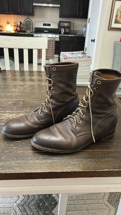 Justin lace up Men’s 10 1/4 D