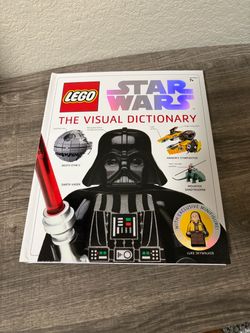 DK LEGO Star Wars: The Visual Dictionary Hardcover 2009 w/ Exclusive Minifigure
