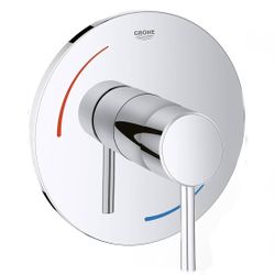 GROHE Concetto Single Handle Balance Valve Trim (contact info removed)1 with Cartridge | Starlight Chrome
