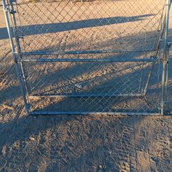 2 Chain Link Doors
